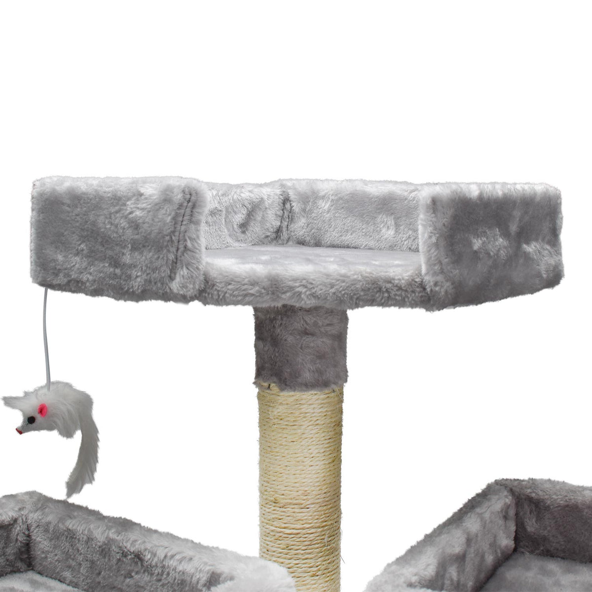 AQPET FRIENDS Kratzbaum Manhattan aus Sisal 170 cm für Katzen – Spiel, Spaß und Entspannung