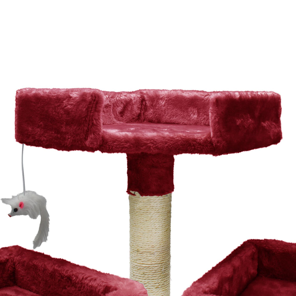 AQPET FRIENDS Kratzbaum Manhattan aus Sisal 170 cm für Katzen – Spiel, Spaß und Entspannung