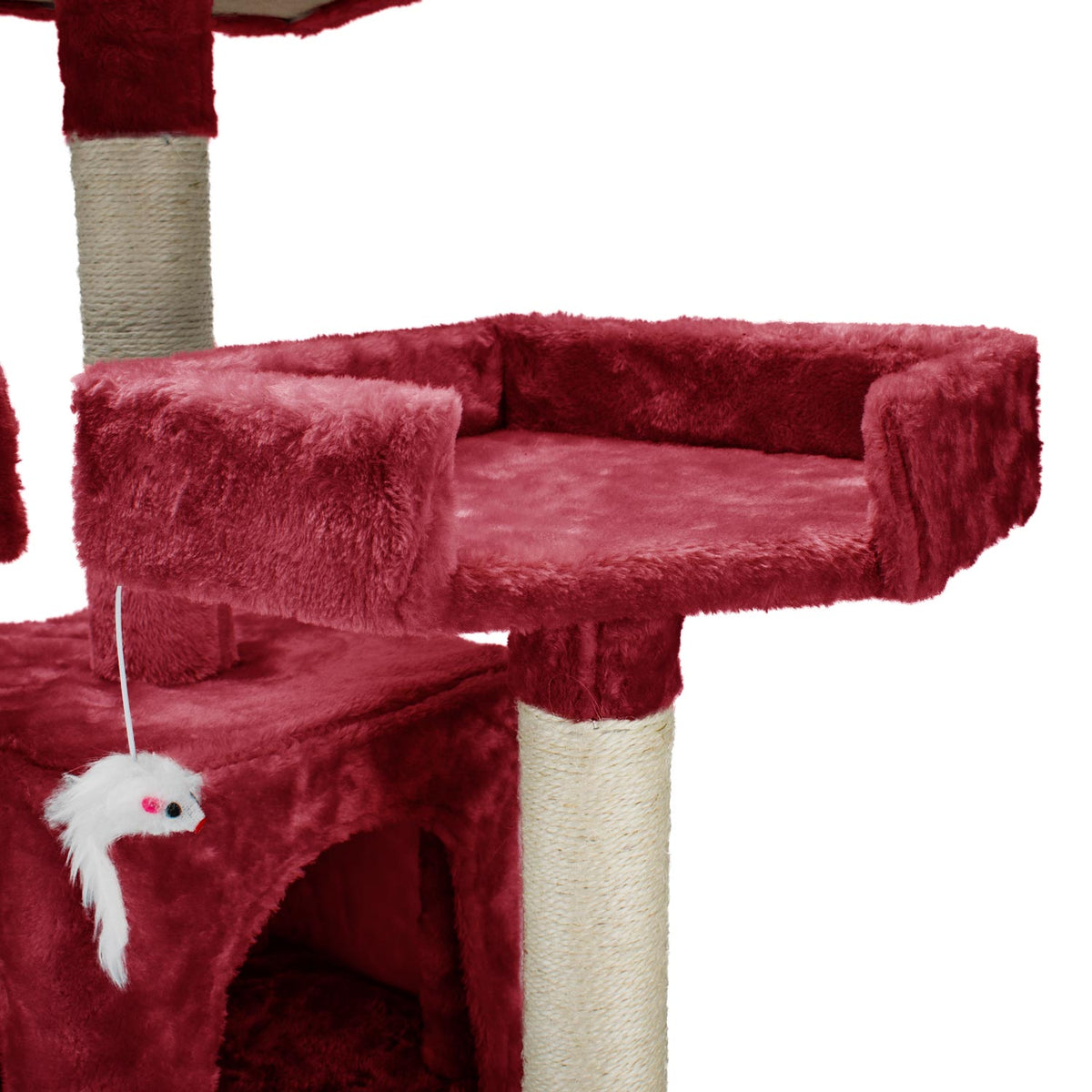 AQPET FRIENDS Kratzbaum Manhattan aus Sisal 170 cm für Katzen – Spiel, Spaß und Entspannung