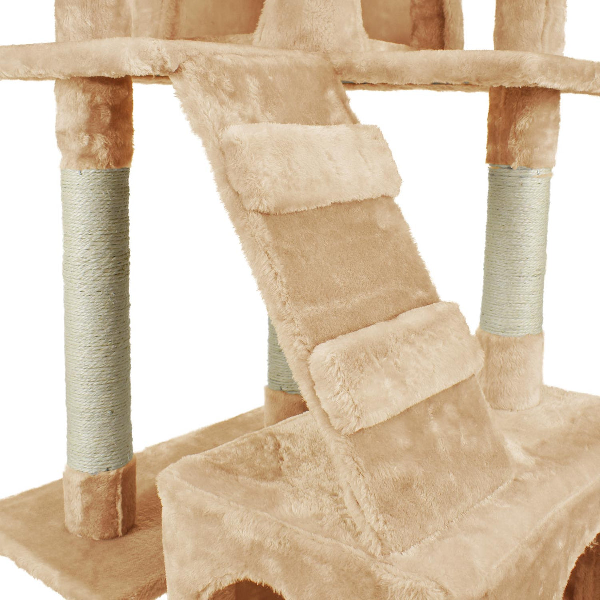AQPET FRIENDS Kratzbaum Manhattan aus Sisal 170 cm für Katzen – Spiel, Spaß und Entspannung