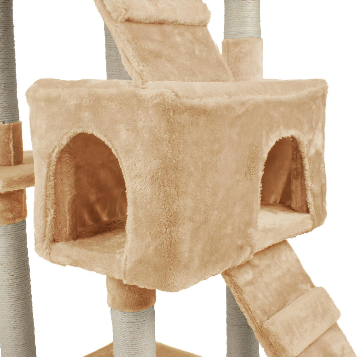 AQPET FRIENDS Kratzbaum Manhattan aus Sisal 170 cm für Katzen – Spiel, Spaß und Entspannung