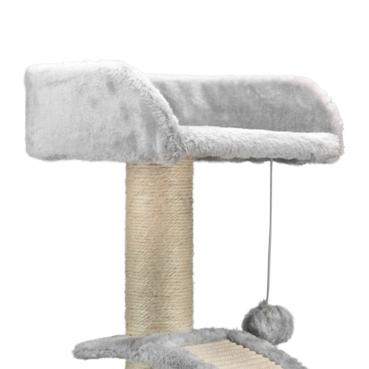 AQPET FRIENDS Kratzbaum Panama 58 cm für Katzen, Katzenspielzeug, Entspannung und Spaß für Katzen, Komfort, Haustier-Entspannung, Tiere