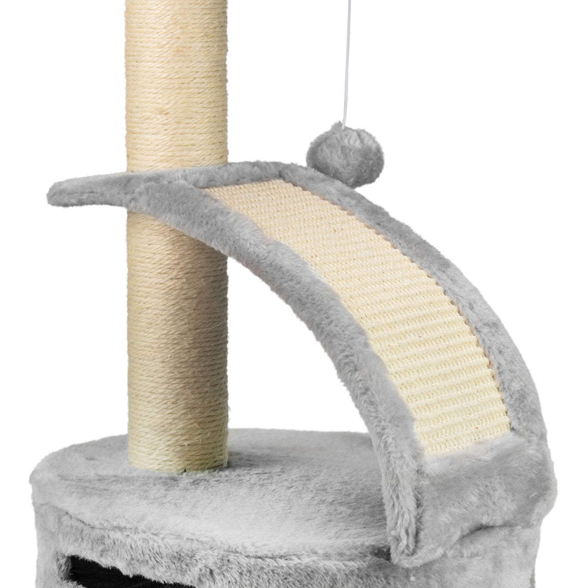 AQPET FRIENDS Kratzbaum Panama 58 cm für Katzen, Katzenspielzeug, Entspannung und Spaß für Katzen, Komfort, Haustier-Entspannung, Tiere