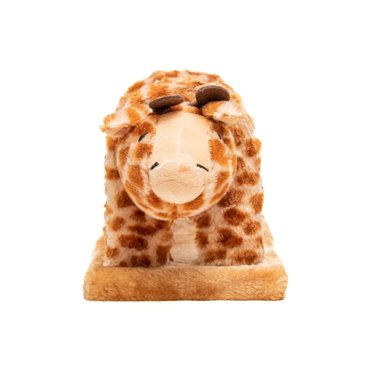 AQPET FRIENDS Kratzbaum aus Sisal und Plüsch für den Spielspaß Ihrer Katze, Giraffe, Maße 56x18x18 cm