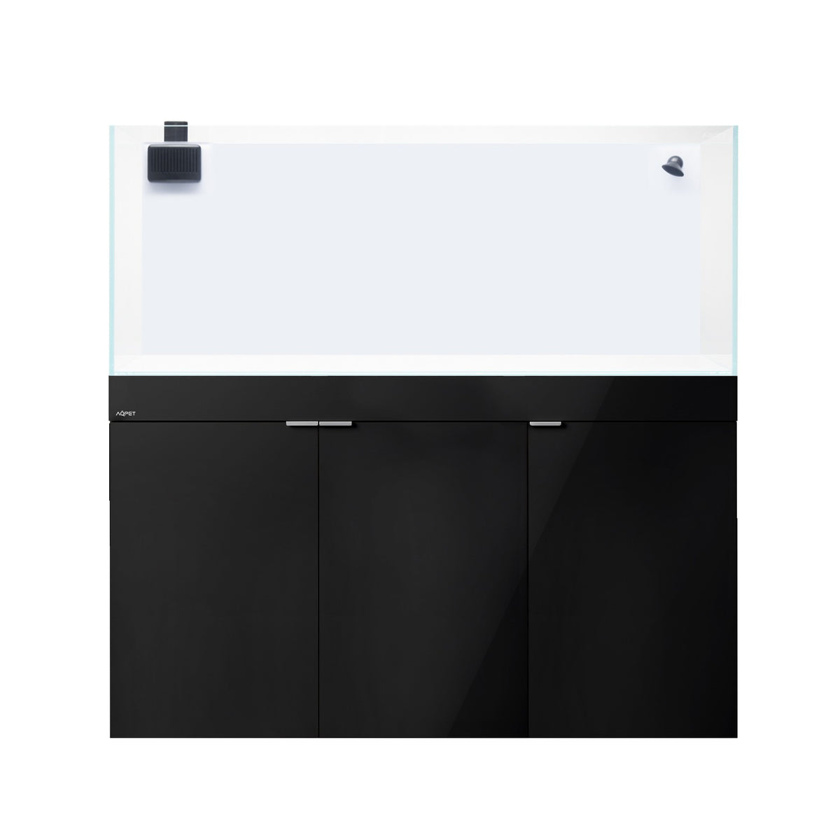 AQPET AQUA 120 Riff-Aquarium-Set aus extralarem Glas, Farbe Schwarz