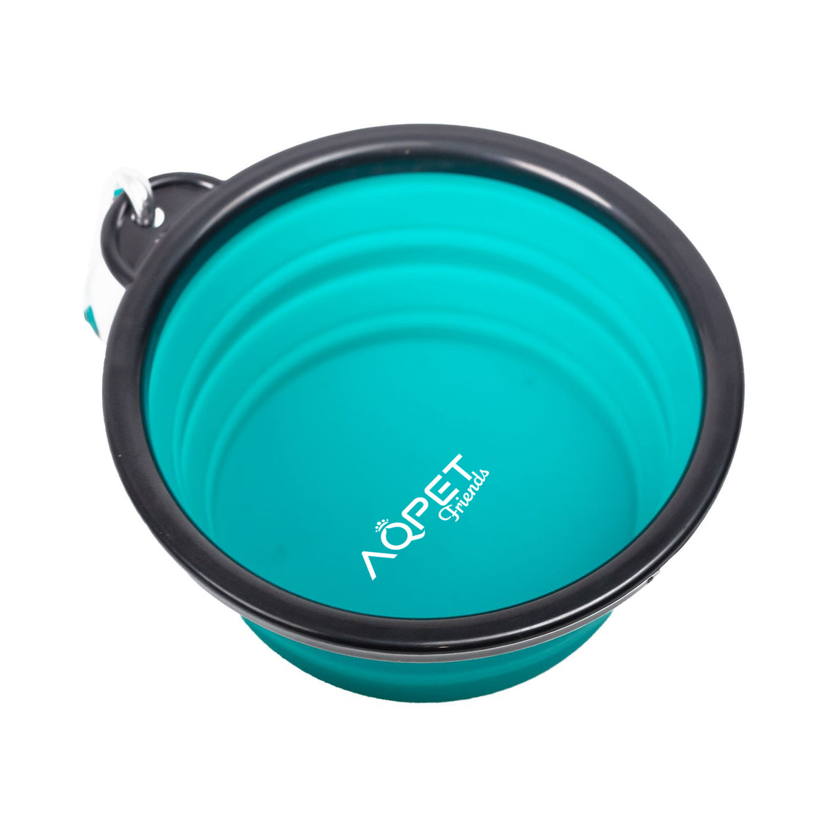 AQPET FRIENDS Gnammy Travel Faltbarer Reise-Napf für Hunde und Katzen Futter und Wasser