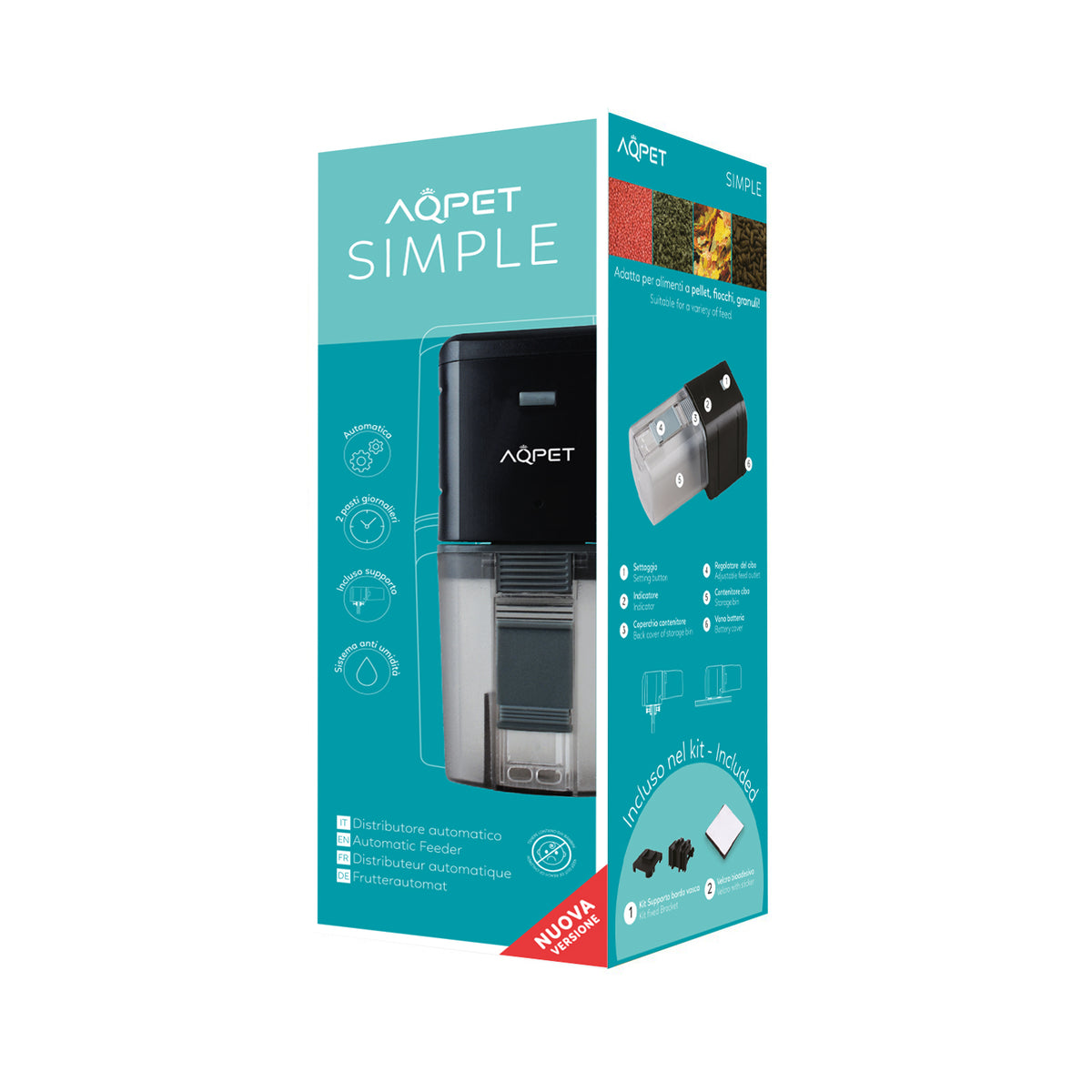 AQPET SIMPLE FUTTERAUTOMAT FÜR AQUARIEN