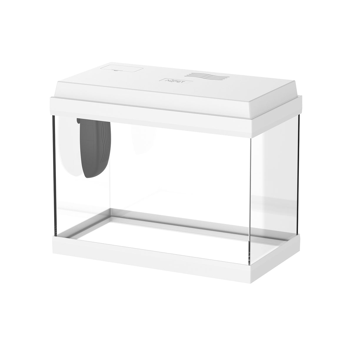 AQPET AQUARIUM SIMPLY LED 30 WEISS KOMPLETT MIT LICHT UND FILTER – 39X22X30 H CM