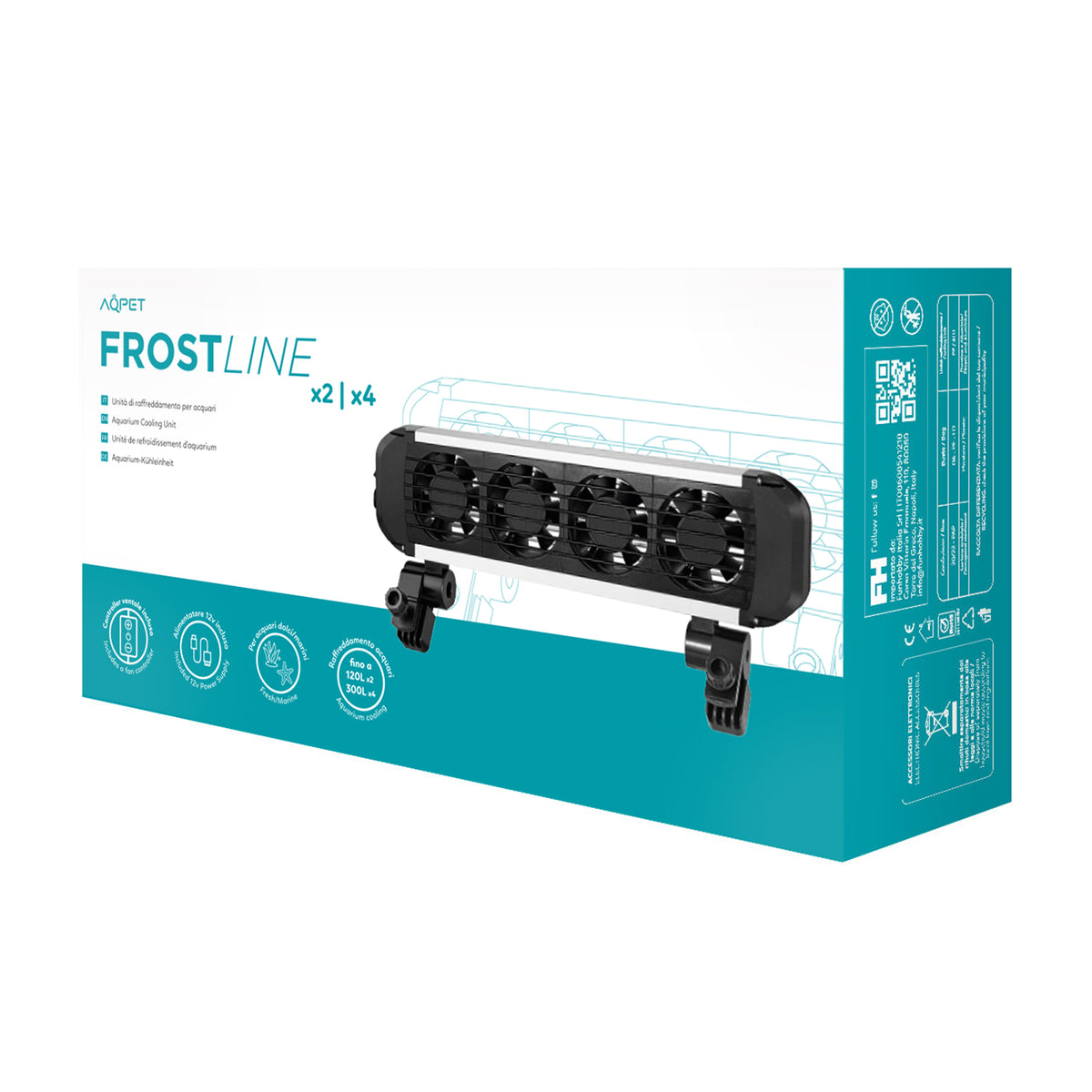 AQPET FROSTLINE LÜFTER MIT 2 ELEMENTEN